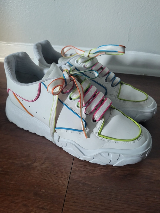 Alexander McQueen Shoes - Alexander McQueen Rainbow Sneakers